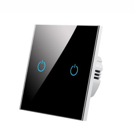 BONDA Wall Touch Switch 1 Way 220V EU Standard Tempered Crystal Glass 1/2/3 Gang