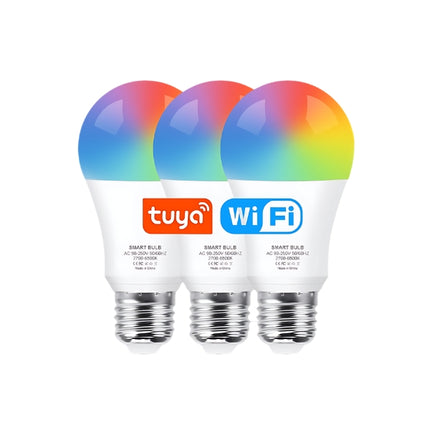 Smart LED Lights Bulb E27 RGB Wifi Compatible With Google Assistant, Tuya, Smart Life, Alexa For Smart Home Decoration