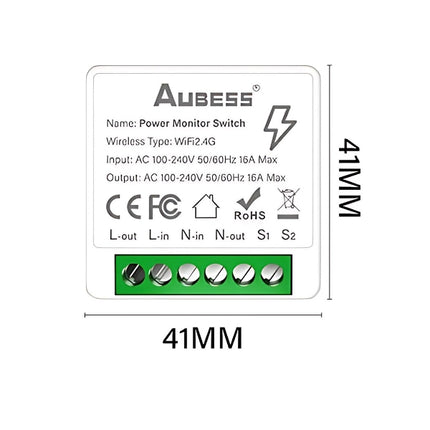 16A Smart WiFi Switch 2-way Control for Convenient Home Automation