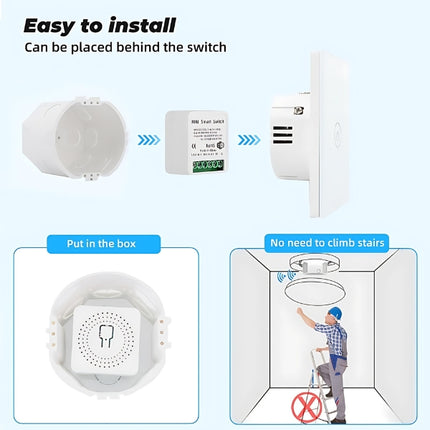 16A Smart WiFi Switch 2-way Control for Convenient Home Automation