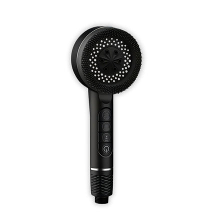 Filtered Handheld Shower – High Pressure 4-in-1 Spray (Black)