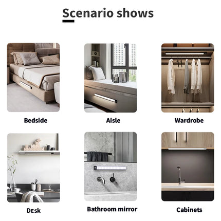 Motion Sensor Night Light – USB Rechargeable (Silver)