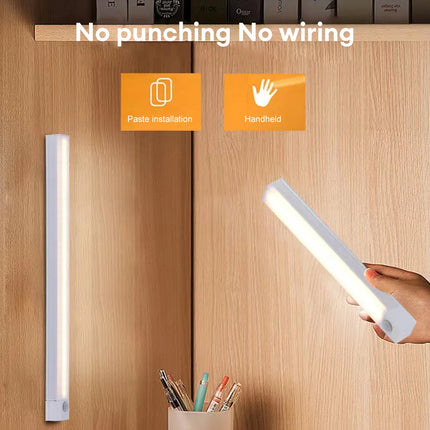 Smart LED Motion Sensor Light – USB-C Rechargeable (Warm)